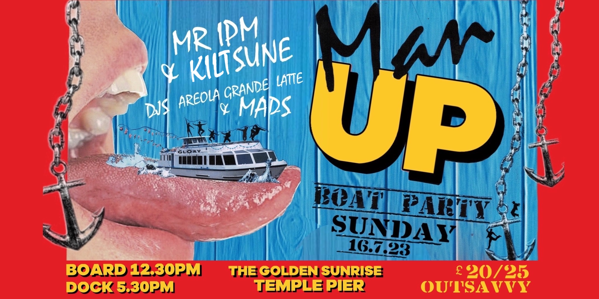 Man Up! – The Glory’s Drag King Boat Party!