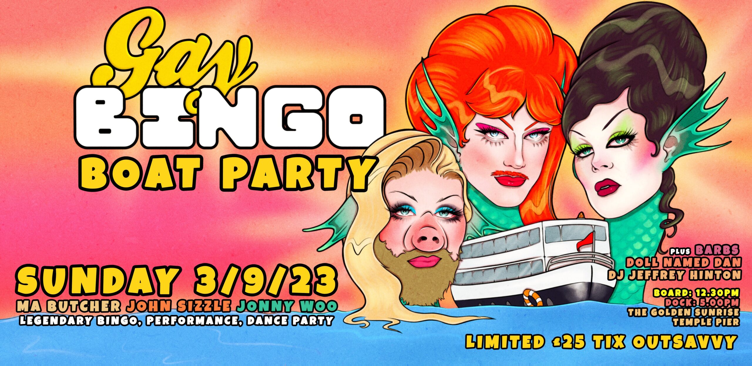 GAY BINGO BOAT PARTY!