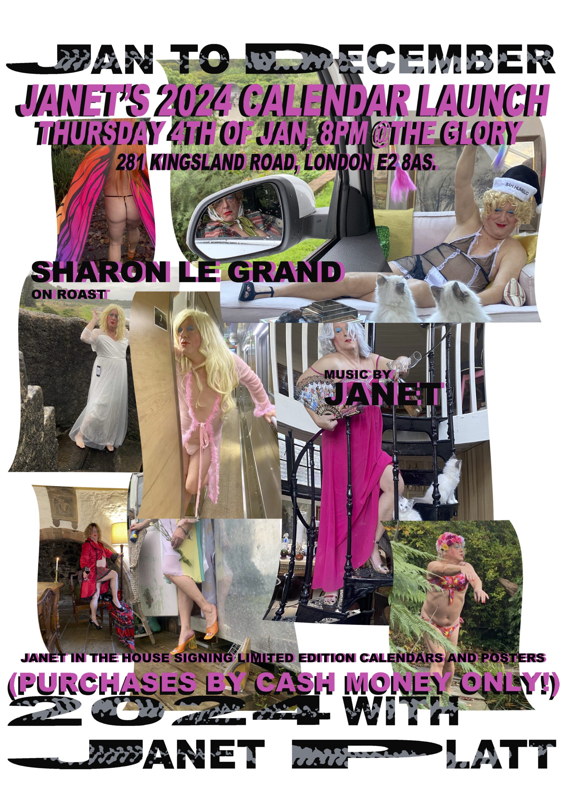 Janette Platt’s 2024 Calendar Launch – FREE