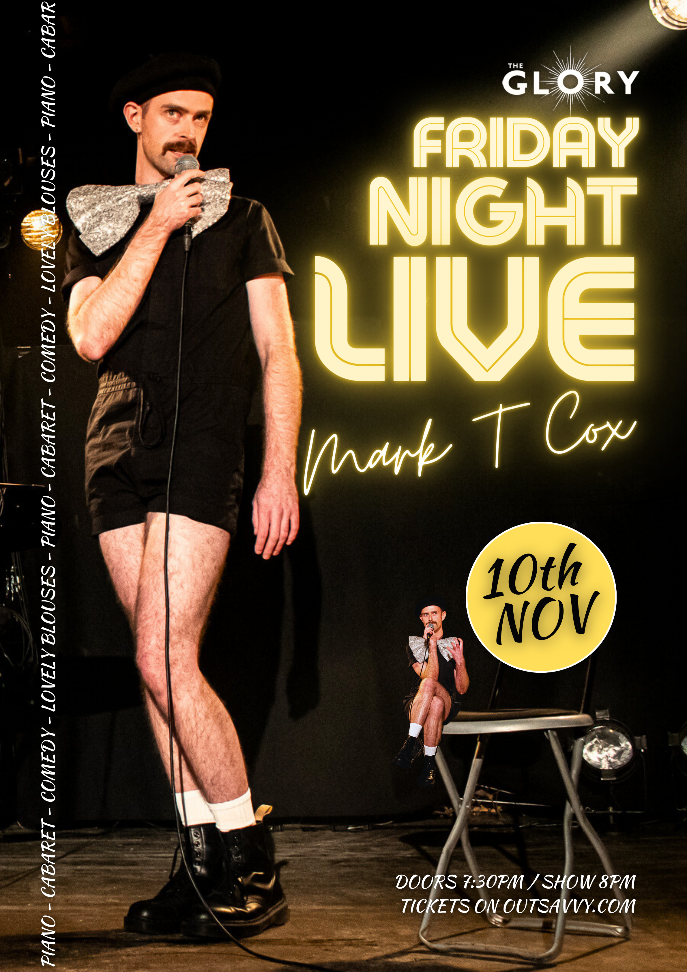 CABARET: Mark T Cox – Friday Night LIVE