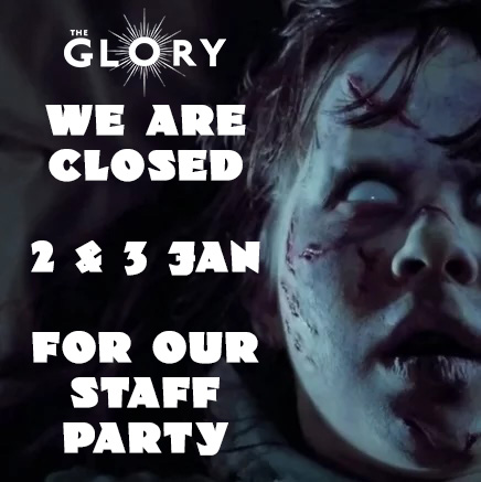 WE ARE CLOSED!
